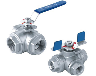 Q14W/Q15W丝扣三通球阀